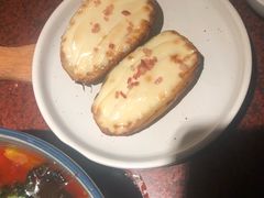 芝士焗土豆-绿茶餐厅(华联万柳店)