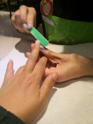 -孔雀手美甲美睫护理