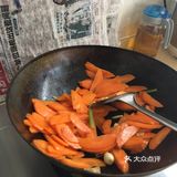 大杂烩丰富色彩的炒罗汉肉