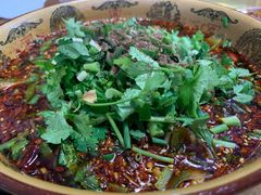 老板娘亲自拌匀的鳝丝-乐山第一家临江鳝丝(茶坊路店)