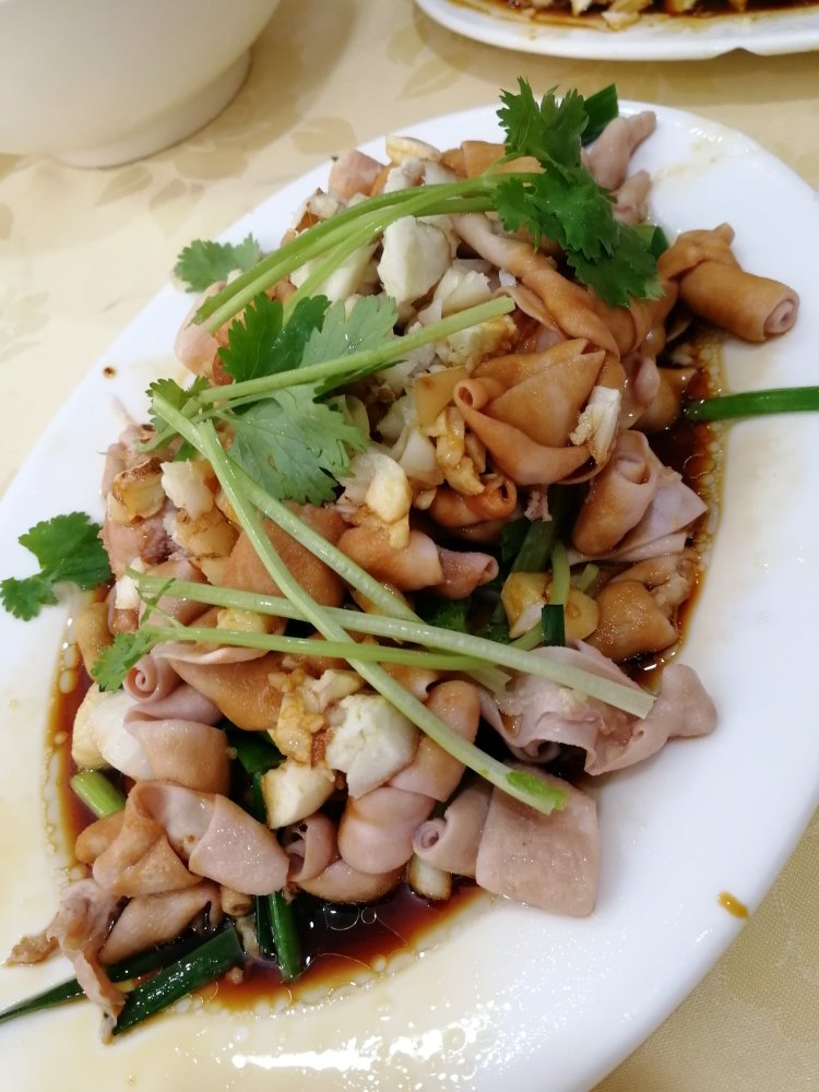 「白切鸭肠」鸭肠做得很好,点赞,尤其是没有腥味噢一点都没有 非常