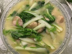 鸡汤芋儿菜-芙蓉凰花园酒楼
