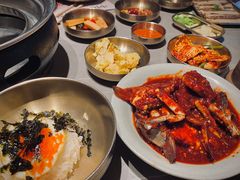 -草家酱蟹炭火烤肉店(珲春南路一店)