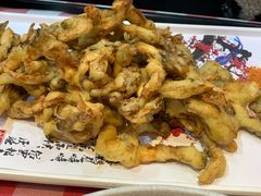 炸平菇-东北哈尔滨酱骨头馆房掌柜铁锅炖