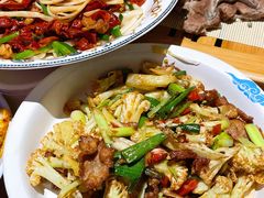 干锅有机花菜-胖老汉椒麻鸡清真新疆菜(西御街店)