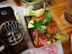 有机花菜炒腊肉-渝信川菜(南滨店)