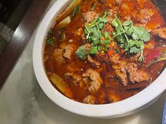 水煮牛肉-绿茶餐厅(成都大悦城店)