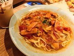 拿波里风情香肠培根意大利面-玛格萝妮比萨屋(陆家浜路店)