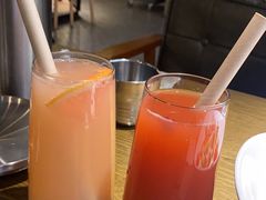 西柚水蜜桃苏打-机器人火炉披萨(爱琴海店)