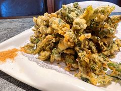 炸花椒芽儿-华盛园卷子王农家菜水库鱼