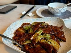 菜梗炒猪肝-菲乐餐厅(三十年经营·湖滨路店)