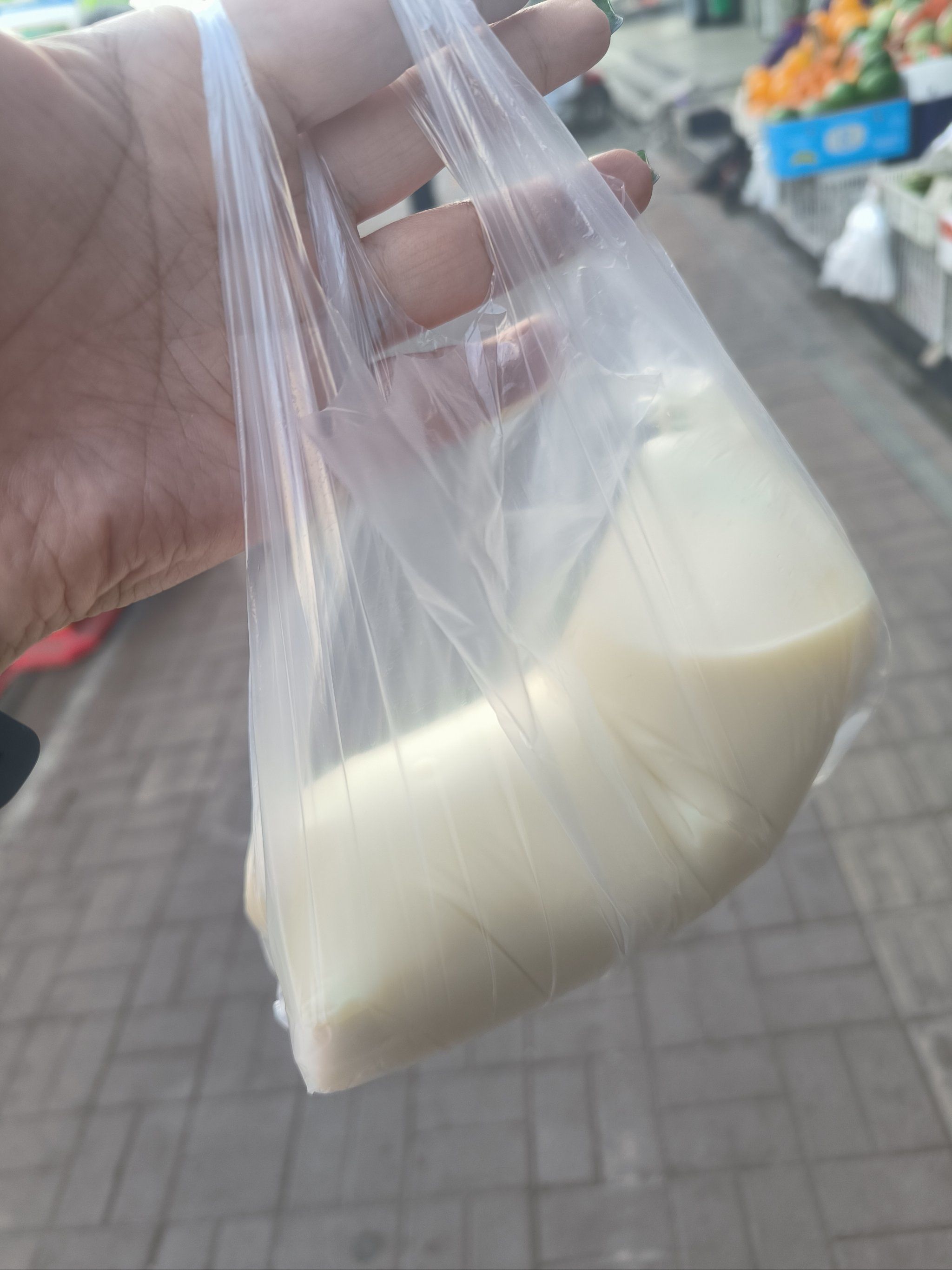 👏给外地朋友介绍一下天津特色:袋豆浆