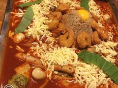 芝士火山炒年糕-包装马车·韩国料理·포장마차