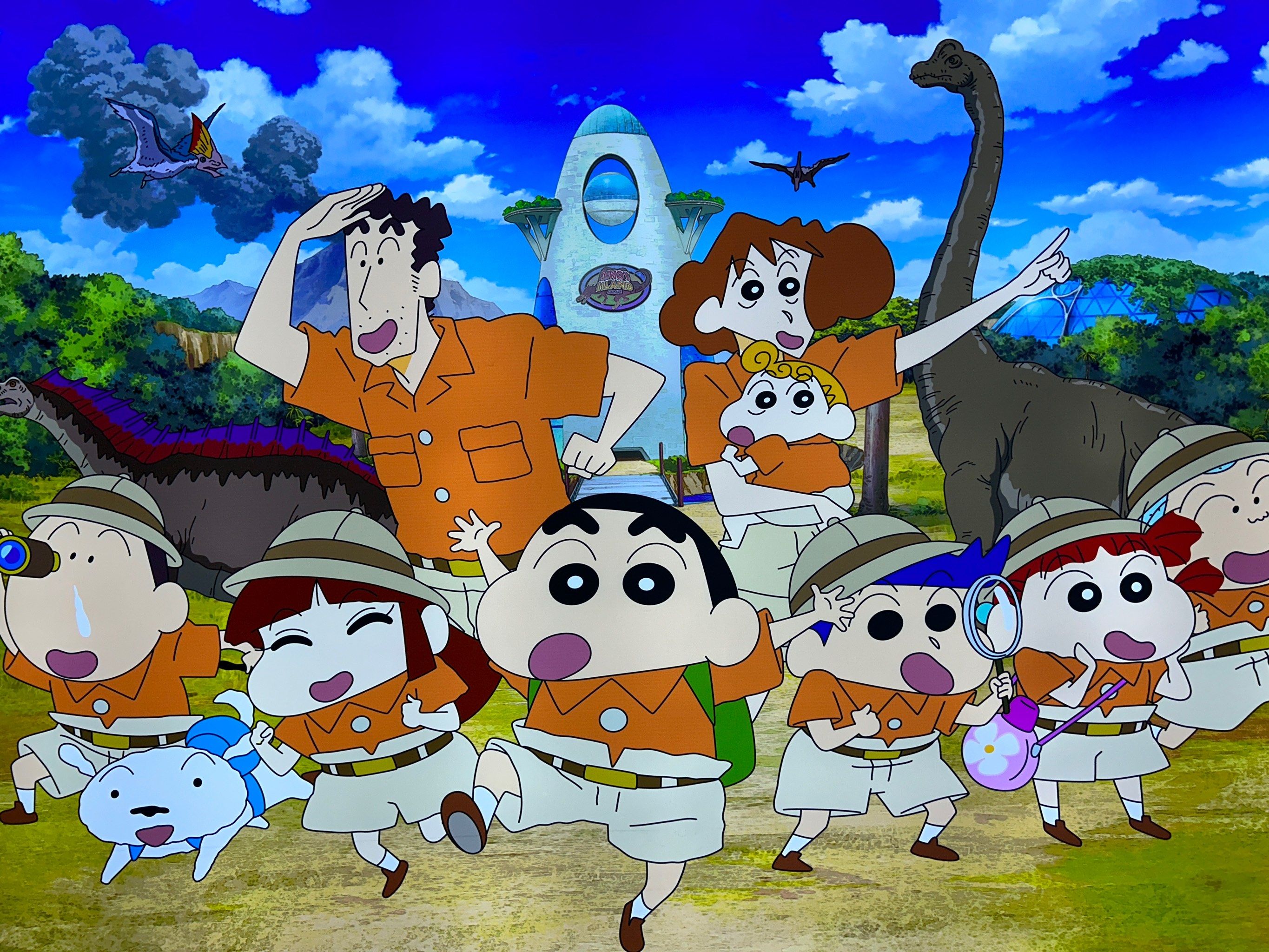 蜡笔小新大电影主题咖啡厅 #happy