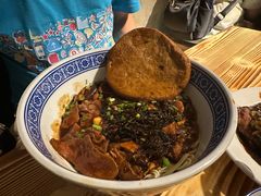 蛤蜊猪肝拌面+素鸡-沪西老弄堂面馆(定西路店)