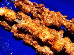 烤羊肉串-北京老门框爆肚涮肉馆(锦业路店)