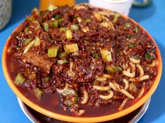 牛肉爆辣炒米粉-玲玲米粉·新疆现炒米粉(大十字总店)