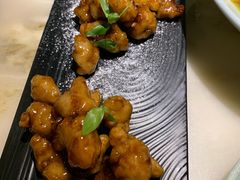 雪花糖醋里脊-绿茶餐厅(西单老佛爷店)