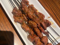 生烤羊肉串-沙力海美食城 西北特色菜 烤肉店(北门坡店)
