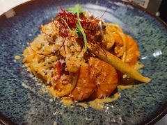 芝士蘑菇鲜虾意大利面-BE BRIGHT KITCHEN(正佳广场店)