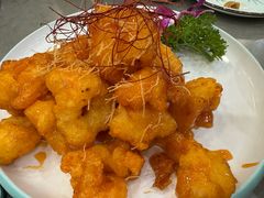 锅包虾球-丽泽山庄·生态怀柔菜·虹鳟鱼(红螺寺店)