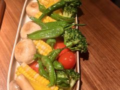 烤蔬菜拼盘-ONE SMILE 美式烟熏慢烤(壹方汇店)