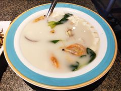 三鲜豆腐汤-渔民船说·北塘海鲜·天津菜·海肠捞饭(北塘古镇店)