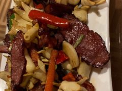 石榴花炒焟肉-渔太泰漓江小馆·广西融合菜(西街店)