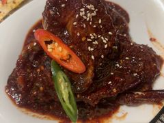 -草家酱蟹炭火烤肉店(珲春南路一店)