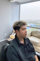 -型男帮男士假发补发·佩戴式发型