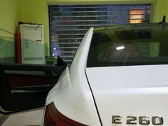 一天在奔驰轿跑贴晶锐中结束∩_∩-BOP保镖隐形车衣NKD王者铠甲AX改色膜(徐汇授权店)