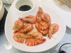 白灼黑虎虾-京杭上院·河景花园餐厅·杭帮菜名店