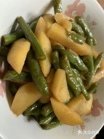 含有丰富膳食纤维的刀豆土豆