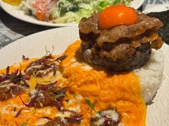 鎏心瀑布和牛汉堡蛋包饭-和牛食堂•BISTRO(广州首店)