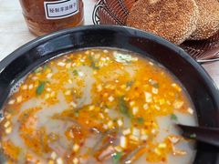 羊杂汤-万红路羊汤烧饼店(将台路店)