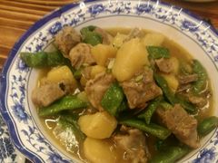 土豆豆荚排骨-东北人家铁锅炖(鞍山路店)