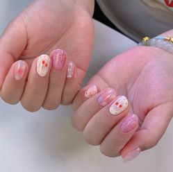 -复古绿·少女主题美甲美睫