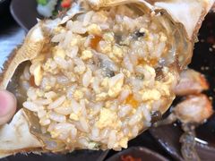 蟹黄拌饭-咸草酱蟹