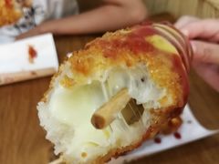 双重乳酪热狗-青春米热狗