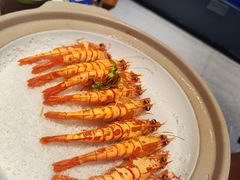老盐焗海虾-沿江海南菜·文昌鸡祖师爷(大东海店)