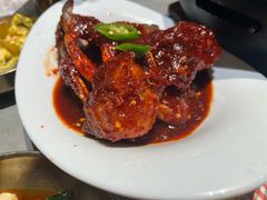 -草家酱蟹炭火烤肉店(珲春南路一店)