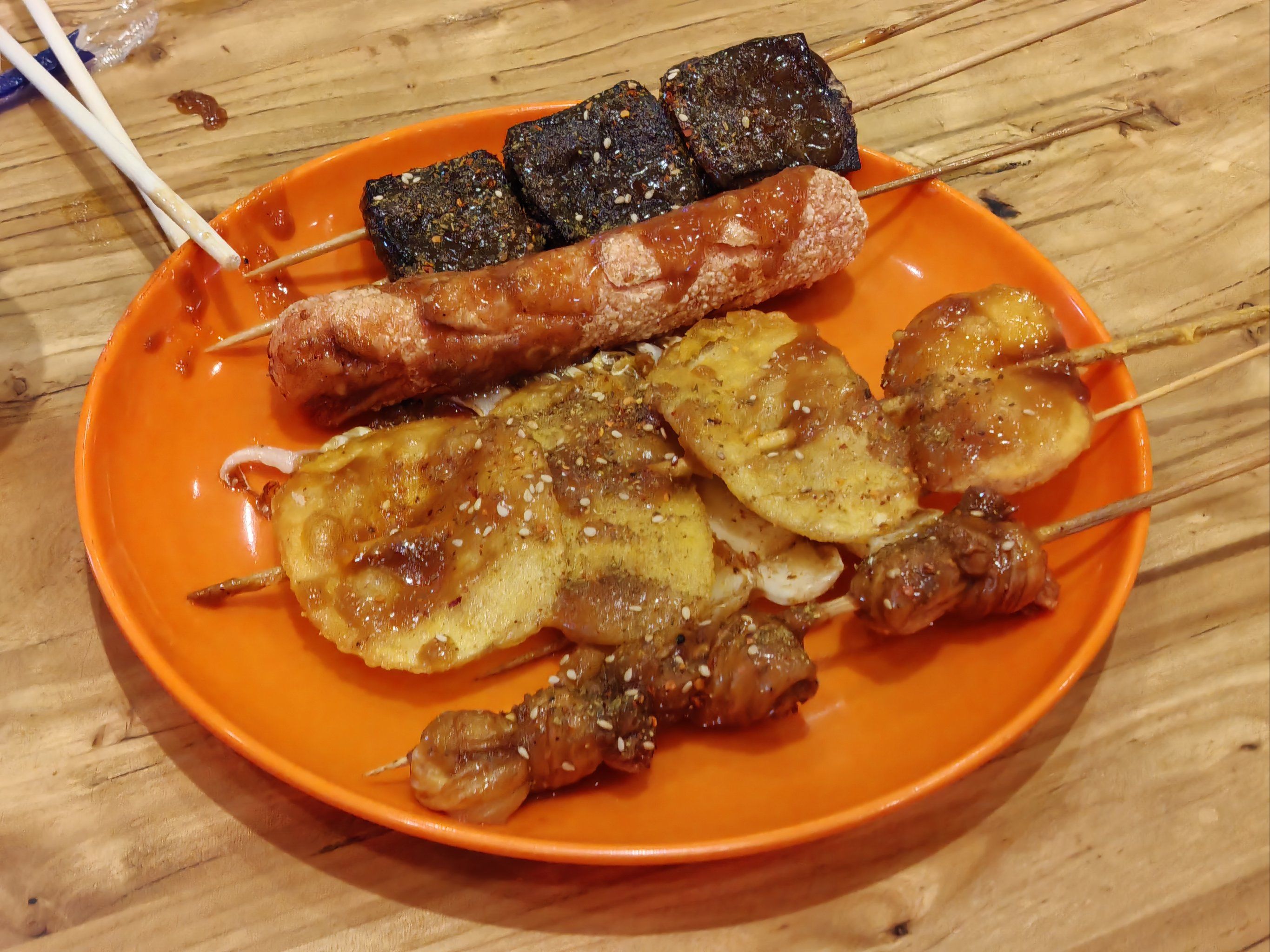 藏在桥北菜场里的美味炸串麻辣烫[色]