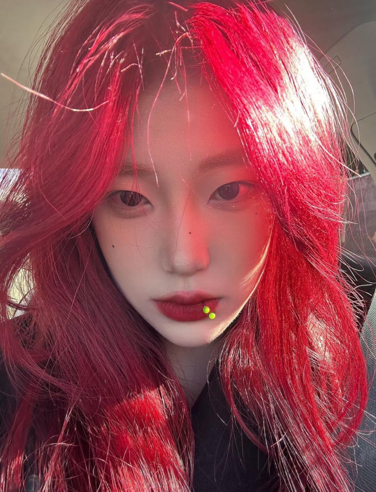 大胆尝试红色发型