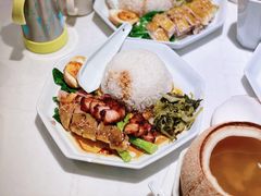 招牌双拼饭-金戈戈香港豉油鸡(皇庭广场店)