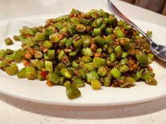 鸡腿榄菜肉碎四季豆-港久茶餐厅(鹭洲里店)