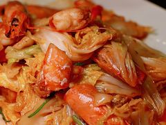 大虾炒菜芯-东莱海上(长宁来福士店)