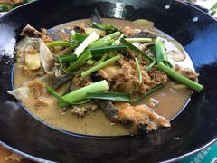 自晒椰菜干焖水库鱼-邹记·美食(斗门店)