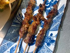 烤羊肉串-探鱼·鲜青椒爽麻烤鱼(银泰城店)
