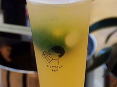 整颗爆柠绿茶-喜茶(上海正大广场店)