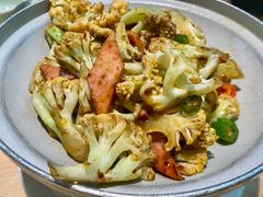 干锅有机菜花-吕氏疙瘩汤·海鲜新鲁菜(凯德mall新都心店)